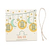 Eid Theme Density Board Wooden Wall Ornament Doorplate Pendants HJEW-C004-01I-3