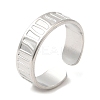 Non-Tarnish 304 Stainless Steel Open Cuff Rings RJEW-K245-72P-3