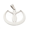 Non-Tarnish 201 Stainless Steel Pendants LS-STAS-D190-18P-2