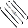 Flower Full Crystal & Montana Rhinestone Handmade Bridal Belts for Wedding Dresses AJEW-WH20006-233A-01-6