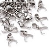 100Pcs 304 Stainless Steel Ice Pick Pinch Bails STAS-ZF0001-40-1