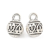 Tibetan Style Alloy Charms FIND-M011-11AS-1
