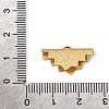 Brass Ribbon Crimp Ends KK-G385-01LG-3