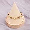 304 Stainless Steel Coffee Bean Link Chain Bracelets BJEW-D359-14A-G-4