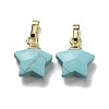 Synthetic Turquoise Charms G-F584-A20-G-2