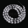 Transparent Glass Beads Strands GLAA-T028-14T-05-2