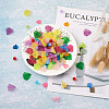 300Pcs 20 Style Transparent Acrylic Pendants & Bead Caps TACR-FW0001-02-5