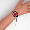 Friendship Eye Loom Pattern Seed Beads Bracelets for Women BJEW-Z013-18B-1