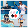 20 Pairs 5 Colors Arrow Silicone Eyeglasses Ear Grips Sleeve Holder AJEW-DR0001-20-7