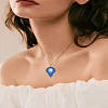 4Pcs 2 Colors Alloy Enamel Pendants ENAM-LP0002-12-3