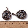Natural Blue Spot Jasper Pendants G-A241-02R-07-3