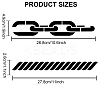 1Pc Chain PET Hollow Out Drawing Painting Stencils DIY-MA0002-38D-2