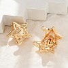 Brass Hoop Earrings for Women LS-EJEW-U041-08G-3