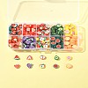 200Pcs 10 Styles Handmade Polymer Clay Beads CLAY-FS0001-40-8