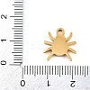 Halloween Theme 304 Stainless Steel Charms STAS-C140-02B-G-3