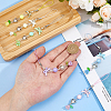 6Pcs 6 Colors Alloy with Plastic Mobile Straps AJEW-FH0005-71-3