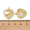 Valentine"s Day Brass Micro Pave Clear Cubic Zirconia Pendants KK-B083-41E-G-3