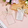 2Pcs Plastic ID Card HJEW-FH00140-4
