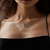 4Pcs 2 Colors 304 Stainless Steel Pendants STAS-LP0004-39-3