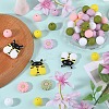 59pcs 12 Styles Silicone Beads SIL-SZ0002-26-5