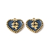 304 Stainless Steel Enamel Pendants STAS-I371-21G-04-1