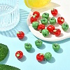 10Pcs Apple Resin Charms RESI-YW0005-26A-4