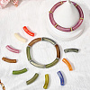 100Pcs Opaque Acrylic Beads MACR-SP0001-84-7