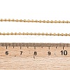 304 Stainless Steel Ball Chain Tassel Y Necklaces for Women NJEW-Z104-01G-4