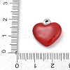 304 Stainless Steel Enamel Pendants STAS-Q350-19P-4
