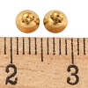 304 Stainless Steel Bead Cap Pendant Bails STAS-G224-24G-06-3