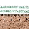 Anti-Tarnish Dyed Rondelle Glass Beads Strands LS-EGLA-T021-3mm-17-08-4