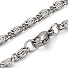 201 Stainless Steel Lunar Lotus Talisman Pendant Necklaces NJEW-S007-21P-4