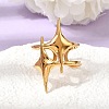304 Stainless Steel Cuff Open Rings for Women RJEW-L342-02G-1