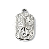 Anti-Tarnish 304 Stainless Steel Pendants STAS-L022-444P-1