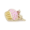 Brass Enamel Charms LS-KK-K368-17G-03-2