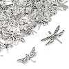 50Pcs 7 Styles Tibetan Style Alloy Dragonfly Pendants TIBEP-FS0001-43-2