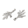 Non-Tarnish 304 Stainless Steel Pendants STAS-R122-08P-3
