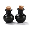 Round Glass Cork Bottles Ornament X-GLAA-D002-03A-1