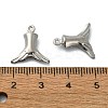 Non-Tarnish 304 Stainless Steel Pendants STAS-L024-017P-3