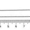 1mm Brass Ball Chain Adjustable Slider Necklaces KK-K398-28P-5