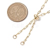Brass Slider Necklace Makings AJEW-JB01270-2