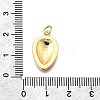 Brass Enamel Pendants KK-F896-01B-G-3