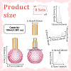 8Pcs Empty Perfume Glass Bottle Kits AJEW-TN0001-02-2