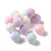 Flocky ABS Plastic Beads KY-G025-02A-1
