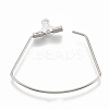 Tarnish Resistant 304 Stainless Steel Wire Pendants STAS-S103-03-4