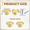 Mushroom Alloy Drawer Knob FIND-WH0148-710-2