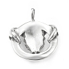 304 Stainless Steel Pendants STAS-G303-36AS-2