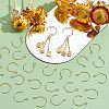 40Pcs Ion Plating(IP) 304 Stainless Steel Earring Hooks STAS-UN0036-42-3