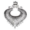 Heart Tibetan Style Alloy Chandelier Components Links PALLOY-F083-01AS-2
