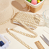 10M Polyester Gold Metallic Lace Ribbon DIY-WH0491-43A-4